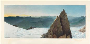 TRAVEL  COLEMAN, EDMUND THOMAS. Scenes from the Snow-Fields; being, Illustrations of the Upper Ice World of Mont Blanc.  1859